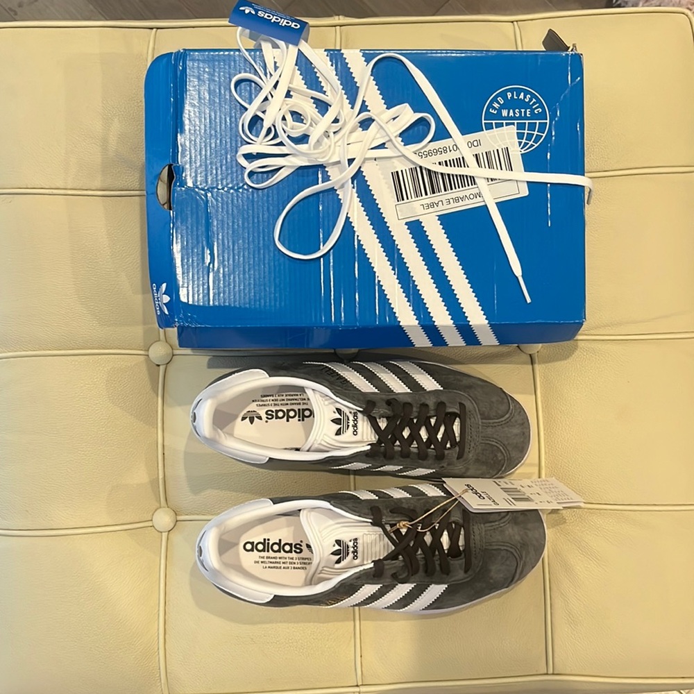 Adidas Gazelle Grey/White